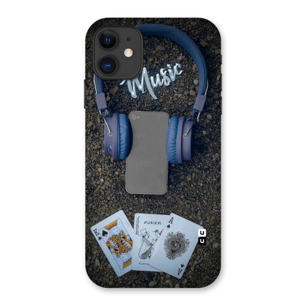 Music Power Cards Back Case for iPhone 11