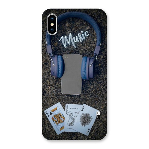 Music Power Cards Back Case for iPhone XS