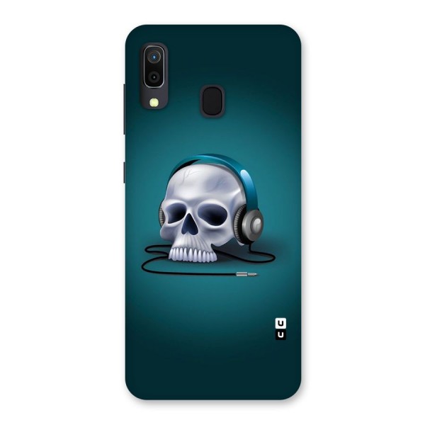 Music Skull Back Case for Galaxy A30
