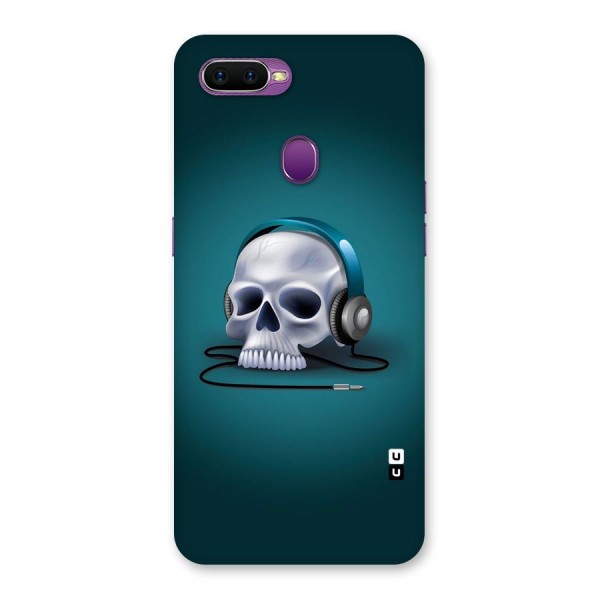Music Skull Back Case for Oppo F9
