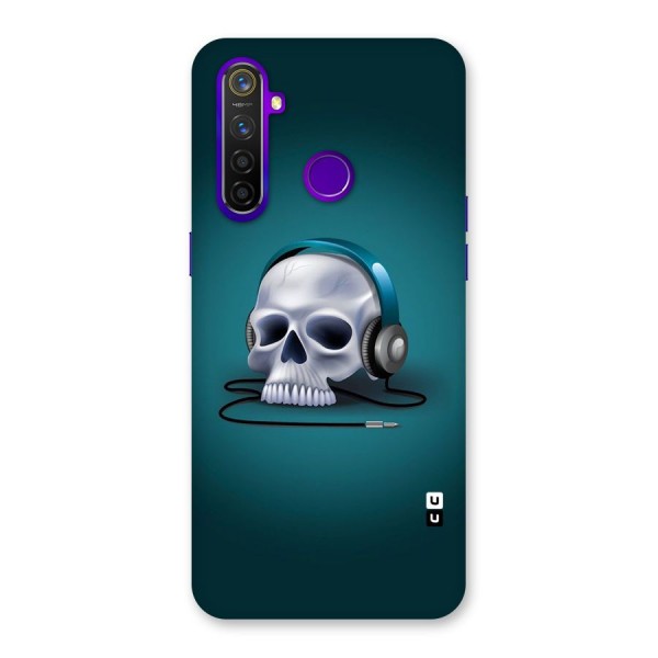 Music Skull Back Case for Realme 5 Pro