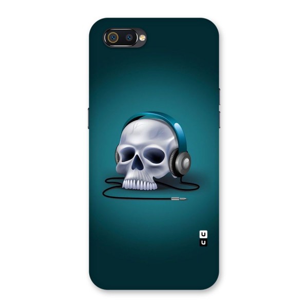 Music Skull Back Case for Realme C2