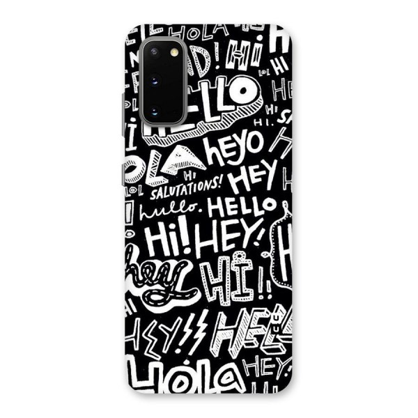 My Friend Back Case for Galaxy S20