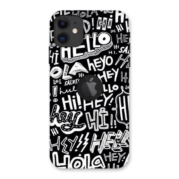 My Friend Back Case for iPhone 11 Logo Cut