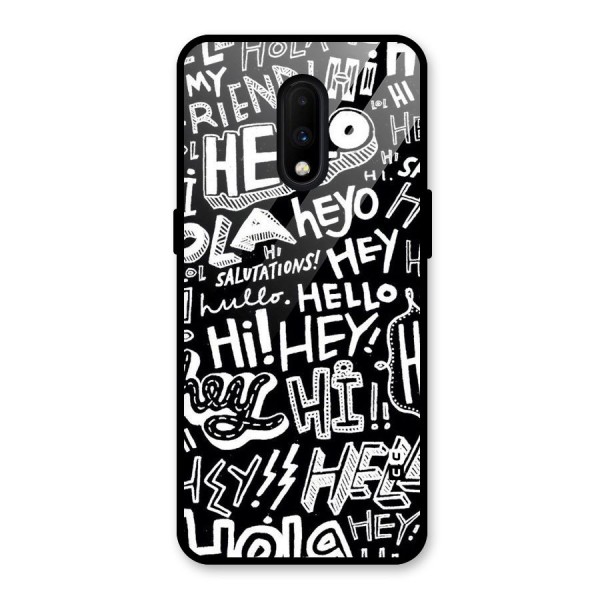 My Friend Glass Back Case for OnePlus 7