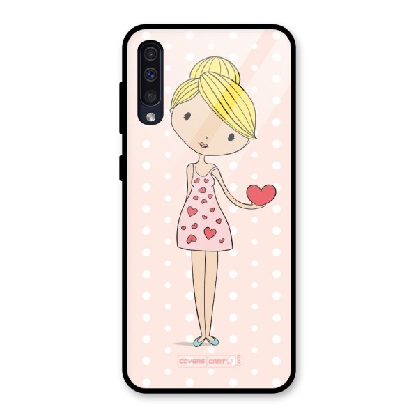 My Innocent Heart Glass Back Case for Galaxy A50