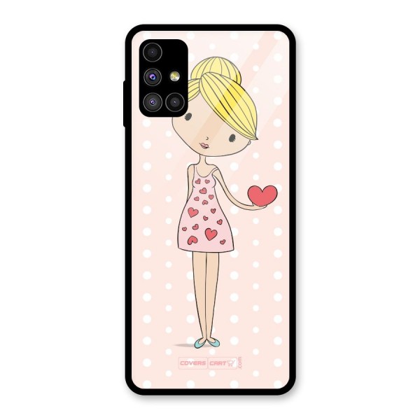 My Innocent Heart Glass Back Case for Galaxy M51