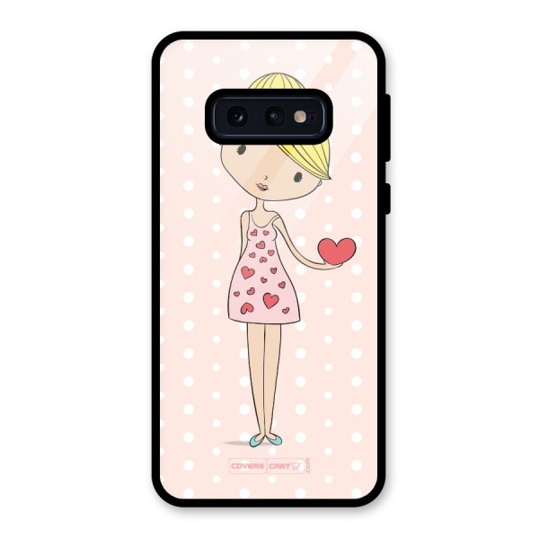 My Innocent Heart Glass Back Case for Galaxy S10e