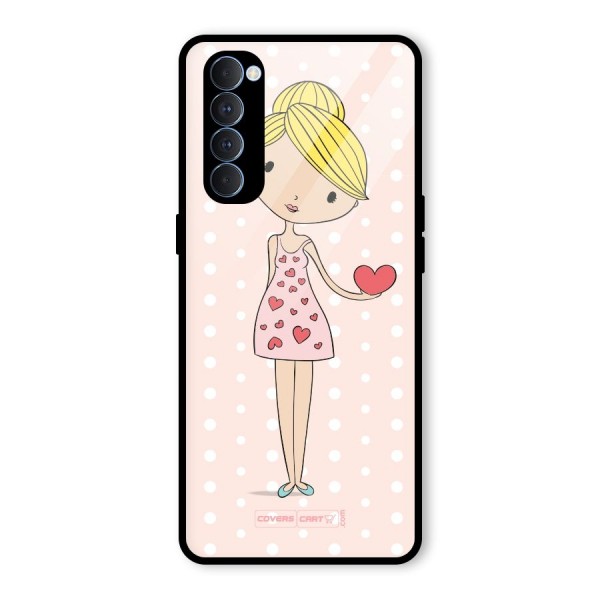 My Innocent Heart Glass Back Case for Oppo Reno4 Pro