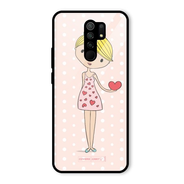 My Innocent Heart Glass Back Case for Redmi 9 Prime