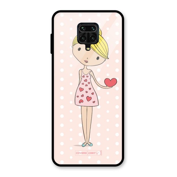 My Innocent Heart Glass Back Case for Redmi Note 9 Pro