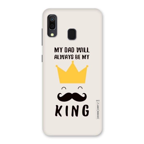 My King Dad Back Case for Galaxy A30