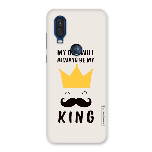 My King Dad Back Case for Motorola One Vision