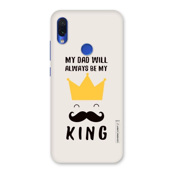 My King Dad Back Case for Redmi Note 7
