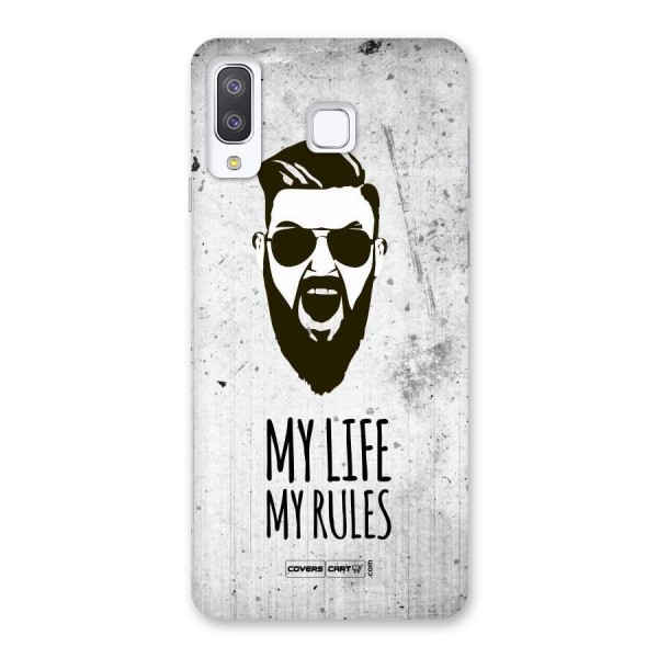 My Life My Rules Back Case for Galaxy A8 Star