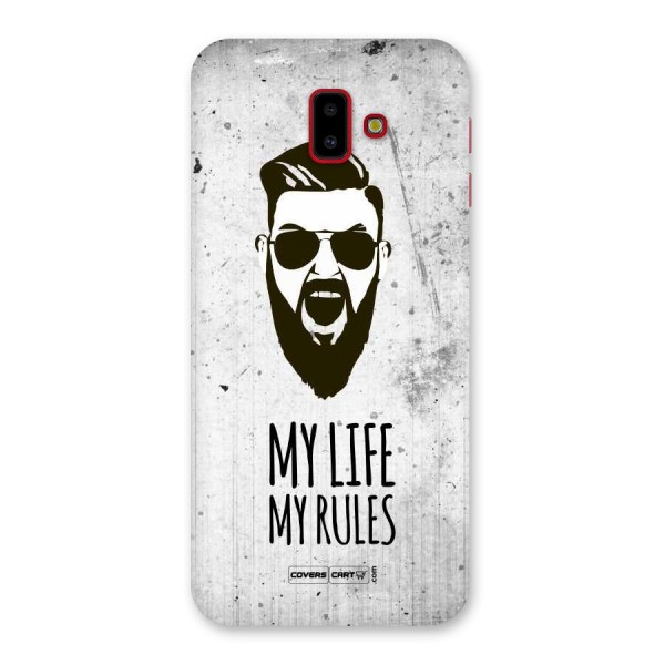 My Life My Rules Back Case for Galaxy J6 Plus
