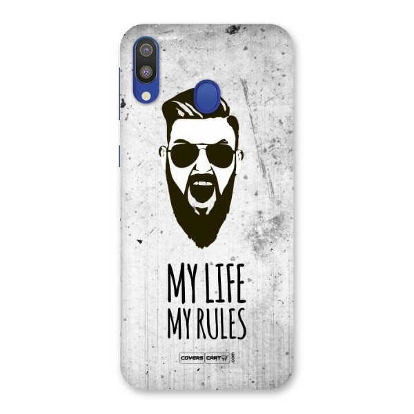 My Life My Rules Back Case for Galaxy M20