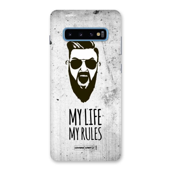 My Life My Rules Back Case for Galaxy S10 Plus