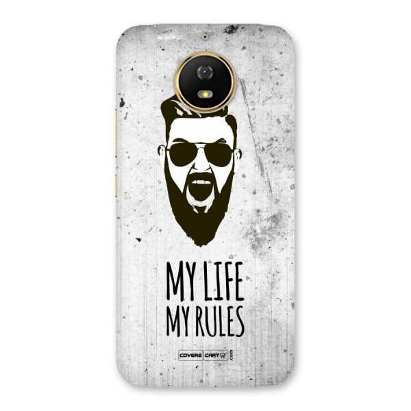 My Life My Rules Back Case for Moto G5s