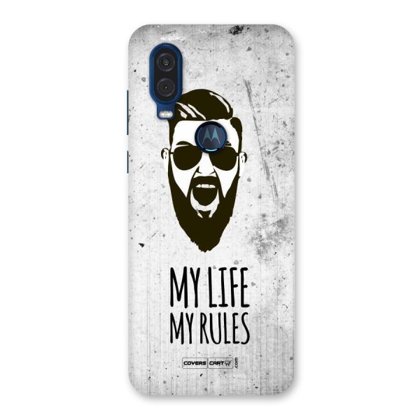 My Life My Rules Back Case for Motorola One Vision
