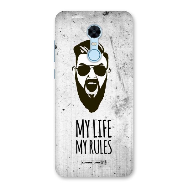 My Life My Rules Back Case for Redmi Note 5