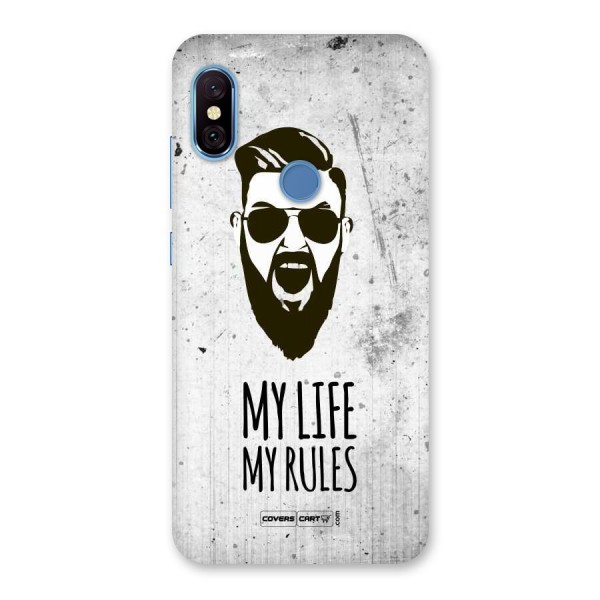 My Life My Rules Back Case for Redmi Note 6 Pro