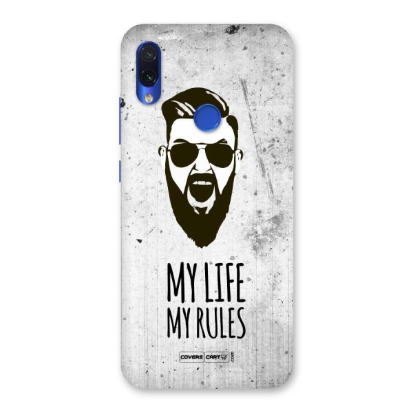 My Life My Rules Back Case for Redmi Note 7