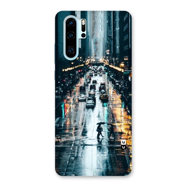 NY Streets Rainy Back Case for Huawei P30 Pro