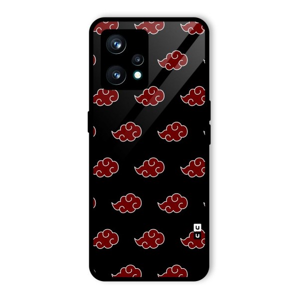 Naruto Akatsuki Pattern Glass Back Case for Realme 9 Pro Plus 5G