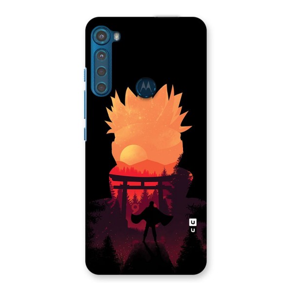 Naruto Anime Sunset Art Back Case for Motorola One Fusion Plus