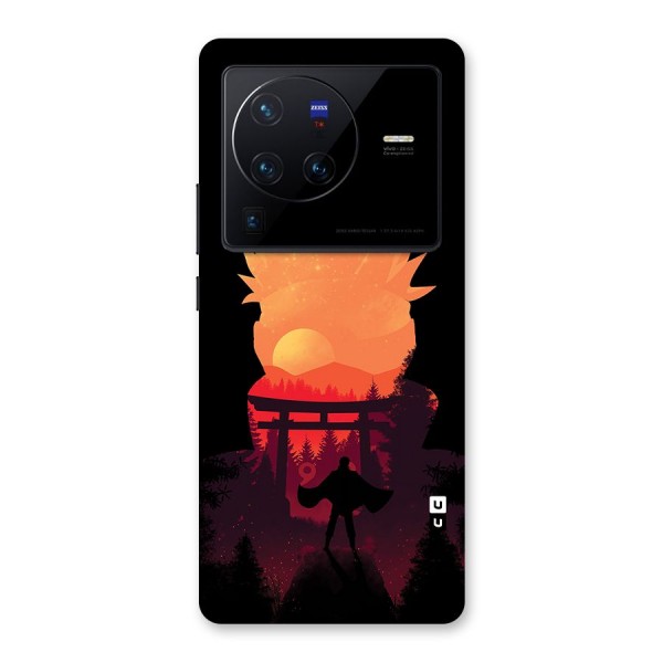 Naruto Anime Sunset Art Back Case for Vivo X80 Pro