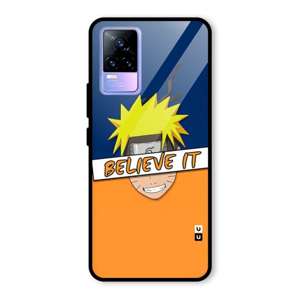 Naruto Believe It Glass Back Case for Vivo Y73