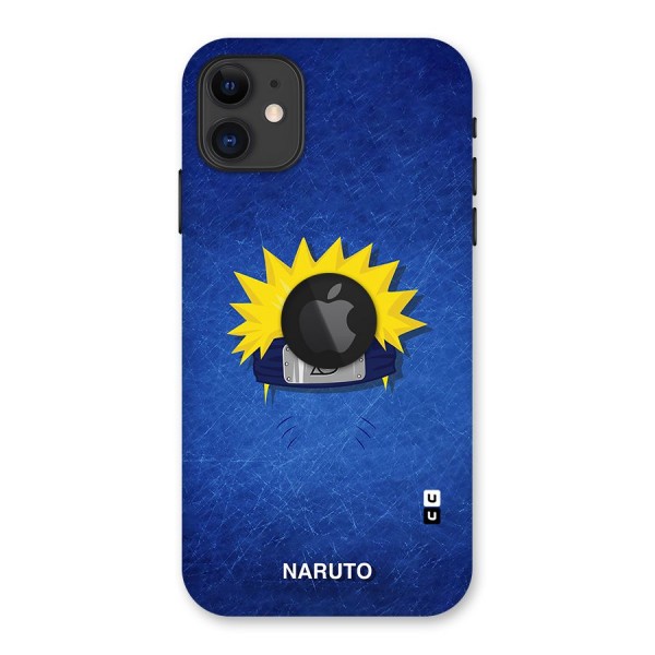 Naruto Headband Minimal Back Case for iPhone 11 Logo Cut