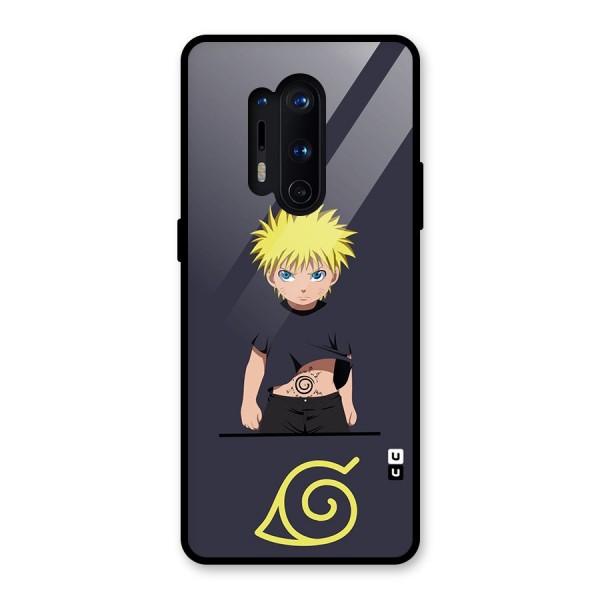 Naruto Kid Glass Back Case for OnePlus 8 Pro