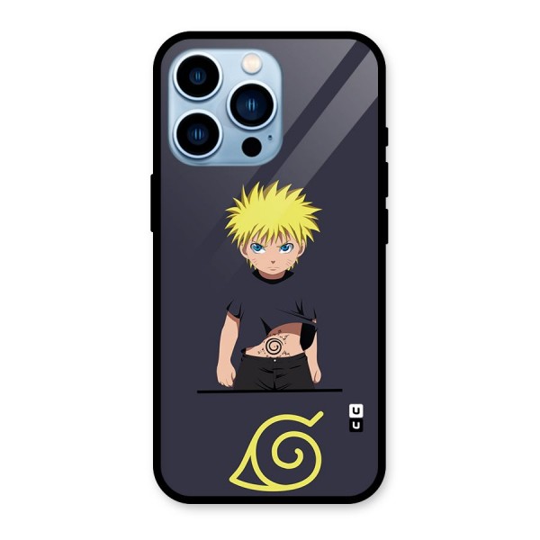 Naruto Kid Glass Back Case for iPhone 13 Pro