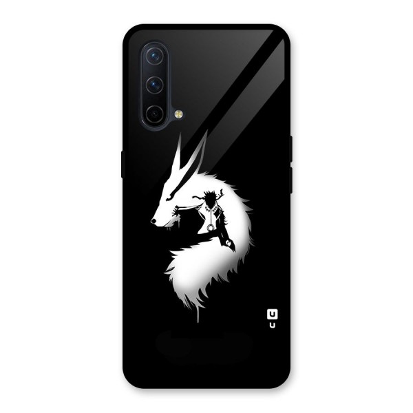 Naruto Kurama Mode Glass Back Case for OnePlus Nord CE 5G