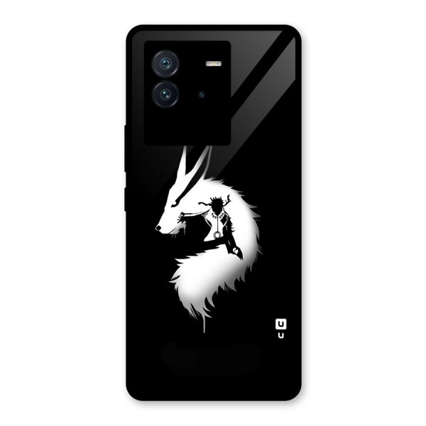 Naruto Kurama Mode Glass Back Case for Vivo iQOO Neo 6 5G