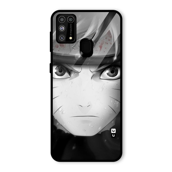 Naruto Monochrome Glass Back Case for Galaxy M31