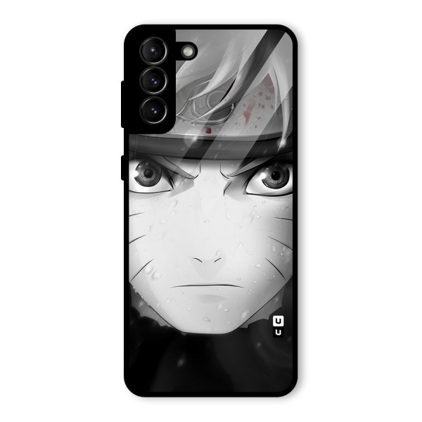 Naruto Monochrome Glass Back Case for Galaxy S21 Plus