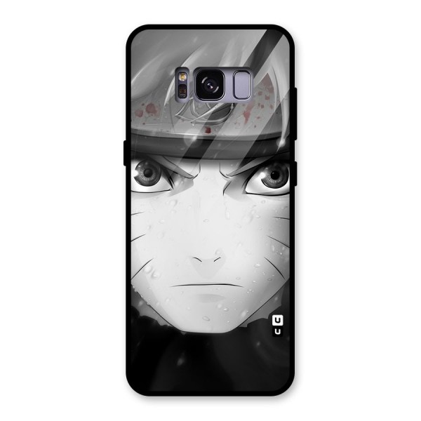 Naruto Monochrome Glass Back Case for Galaxy S8
