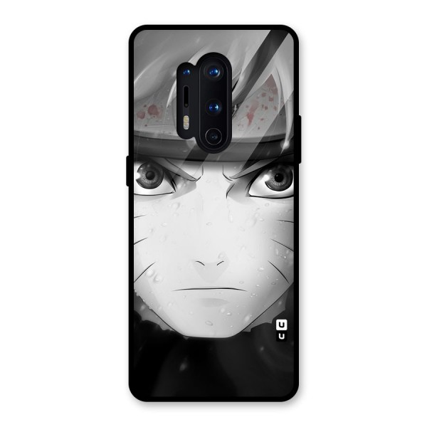 Naruto Monochrome Glass Back Case for OnePlus 8 Pro