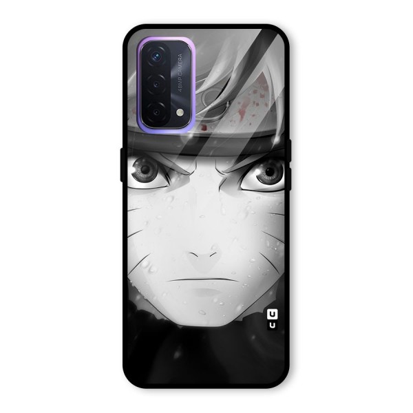 Naruto Monochrome Glass Back Case for Oppo A74 5G