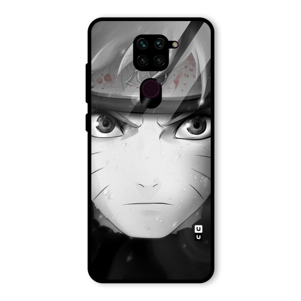 Naruto Monochrome Glass Back Case for Redmi Note 9