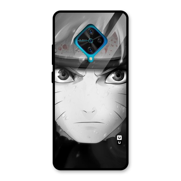 Naruto Monochrome Glass Back Case for Vivo S1 Pro