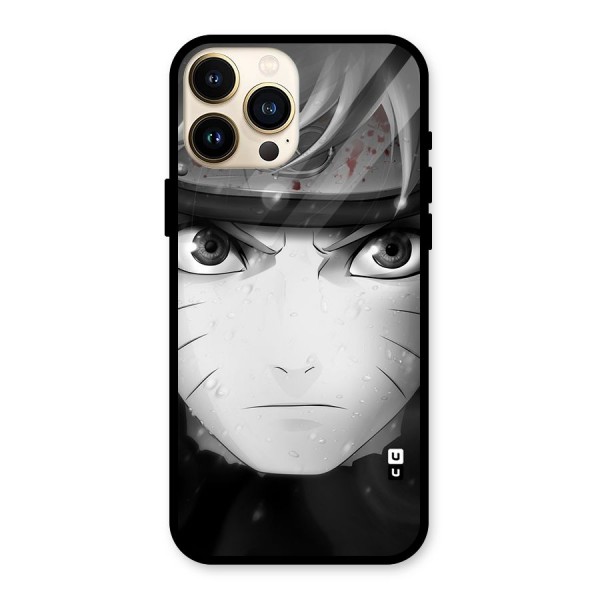Naruto Monochrome Glass Back Case for iPhone 13 Pro Max