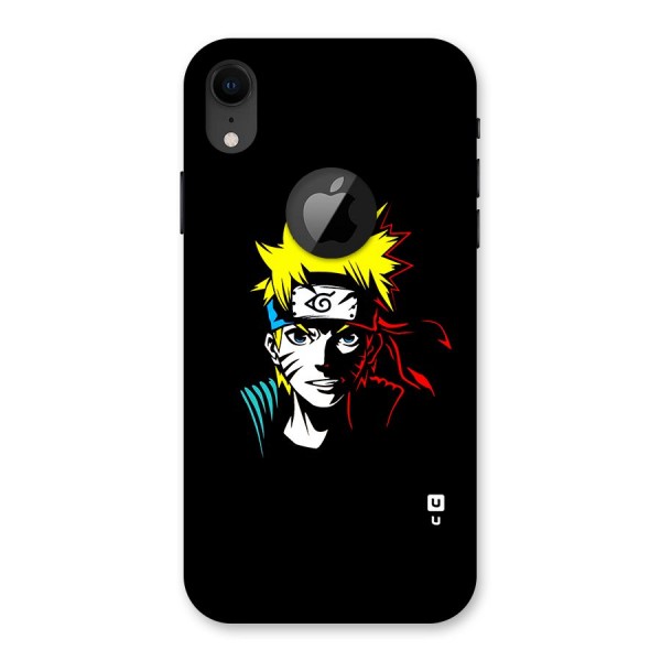 Naruto Pen Sketch Art Back Case for iPhone XR Logo Cut