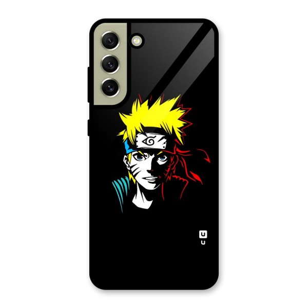 Naruto Pen Sketch Art Glass Back Case for Galaxy S21 FE 5G