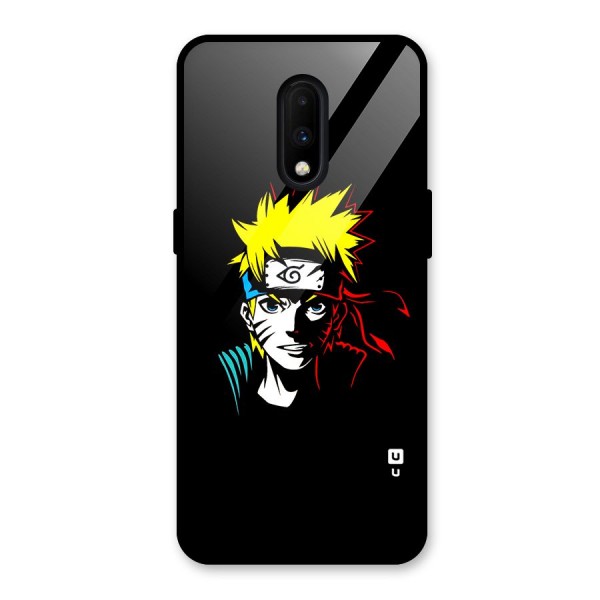 Naruto Pen Sketch Art Glass Back Case for OnePlus 7