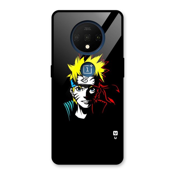 Naruto Pen Sketch Art Glass Back Case for OnePlus 7T