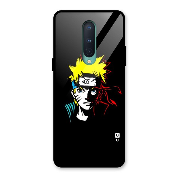 Naruto Pen Sketch Art Glass Back Case for OnePlus 8